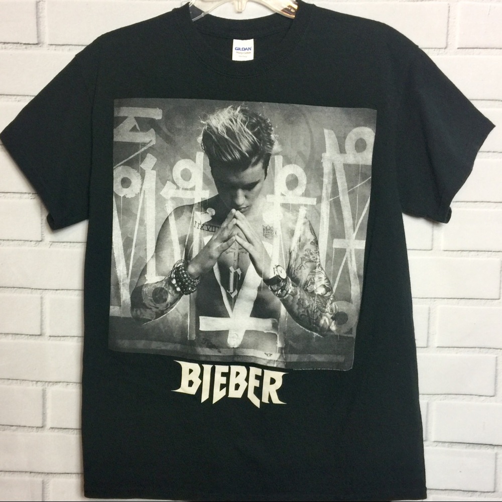 JUSTIN BIEBER- PURPOSE TOUR GRAPHIC | Black | MED
